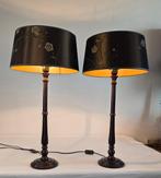 Tafellamp (2) - Walnoot, Nieuw