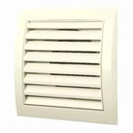 Europlast kunststof muurrooster wit 150 x 150mm Ø 100mm -, Doe-het-zelf en Verbouw, Ventilatie en Afzuiging, Ophalen of Verzenden