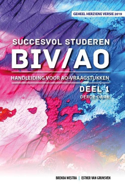 9789083014609 Succesvol Studeren voor BIV/AO 1 - Succesvo..., Boeken, Schoolboeken, Zo goed als nieuw, Verzenden