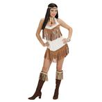 Indiaanse Jurk Bruin Wit Dames Dames, Kleding | Dames, Carnavalskleding en Feestkleding, Verzenden, Nieuw