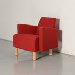 Skandiform fauteuil, rood, 4-poot onderstel, Nieuw, Ophalen of Verzenden