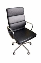 Vitra - Charles & Ray Eames - Bureaustoel - Leder, Chroom,