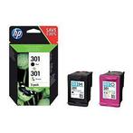Inktcartridge hp n9j72ae 301 zwart + kleur | Blister a 2 stu, Ophalen of Verzenden
