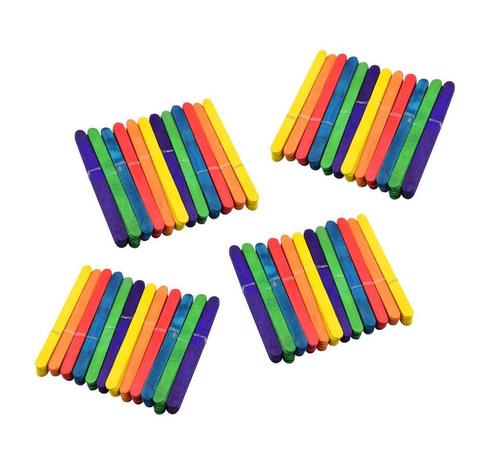 Set van 288 gekleurde knutselstokjes (11 cm lang, 1 cm bree, Doe-het-zelf en Verbouw, Gereedschap | Handgereedschap, Nieuw, Ophalen of Verzenden