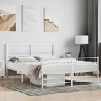 Bed Wit 140x190: Klassiek Design! OP = OP. Nu -35%!, Wit, Metaal, Nieuw, Tweepersoons