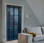 Houten jaloezie shutter zwart 50mm  280x175 op maat gemaakt, Huis en Inrichting, Ophalen of Verzenden, 200 cm of meer, 150 tot 200 cm