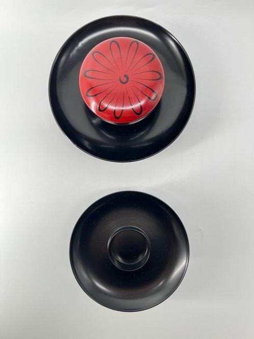 Beker (9) - Sake Cup & Tenmoku Chawan Stand Set - Hout, Lak, Antiek en Kunst, Antiek | Overige Antiek