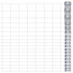 vidaXL Hek 50x1,25 m gegalvaniseerd staal zilverkleurig, Verzenden, Nieuw, IJzer, 1 tot 2 meter