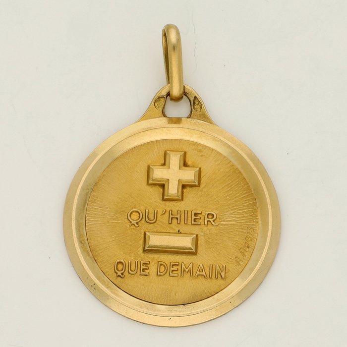 Hanger - 18 karaat Geel goud, Sieraden, Tassen en Uiterlijk, Antieke sieraden