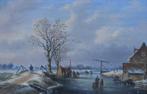 Marinus Adrianus Koekkoek  (1807-1868) - Winter landscape, Antiek en Kunst, Kunst | Schilderijen | Klassiek
