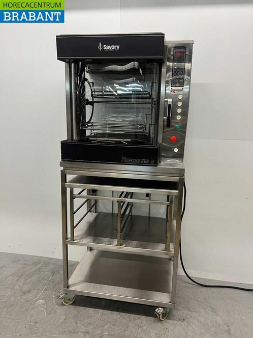 RVS Savory Panorama 5 Rotisserie Kippengrill Grill 3 mandjes, Zakelijke goederen, Horeca | Keukenapparatuur, Gebruikt, Ophalen of Verzenden