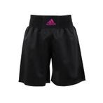 Adidas Multi Boxing Short Zwart/Roze XXS, Sport en Fitness, Vechtsporten en Zelfverdediging, Maat XS of kleiner, Ophalen of Verzenden