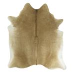 vloerkleed koe licht beige effen 250cm, Verzenden, Nieuw