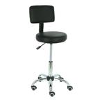 Alora Tabouret Comfort Met Rugleuning - Zwart - Verstelbaar, Huis en Inrichting, Nieuw