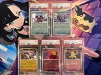 Pokémon - 5 Graded card - drowzee, hypno, shelder, cloyster,, Nieuw