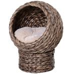 TRUUSK Rotan Kattenmand Kattengrot Kattenhut Kattenbed Met K, Verzenden, Nieuw