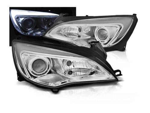 LED Tube koplampen Chrome geschikt voor Opel Astra J, Auto-onderdelen, Verlichting, Nieuw, Opel, Verzenden