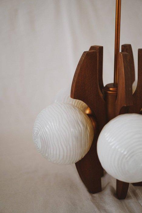 Plafondlamp - Glas - Space Age-stijl hanglamp, Antiek en Kunst, Antiek | Lampen