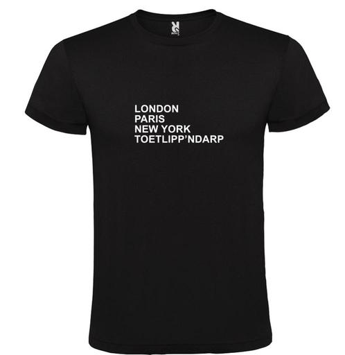 Toetlipp’ndarp op t-shirt als print met London, Paris, New Y, Kleding | Heren, T-shirts, Overige kleuren, Nieuw, Overige maten