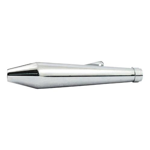 Uitlaat Demper | Megaton Tapered | Chroom, Motoren, Onderdelen | Merk-onafhankelijk, Nieuw, Verzenden