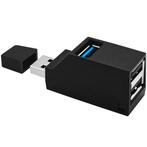 VLTG USB Splitter 3 poorten - Compacte USB Hub 3.0 / 2.0 -, Computers en Software, Verzenden, Nieuw