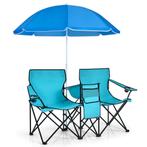 2dekans | Coast campingstoel met parasol dubbele vouwstoel, Ophalen of Verzenden, Zo goed als nieuw