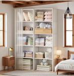 Stoffen Kledingkast met Metaalframe – 6-Lagen Garderobekast, Huis en Inrichting, Kasten | Kledingkasten, Verzenden, Nieuw