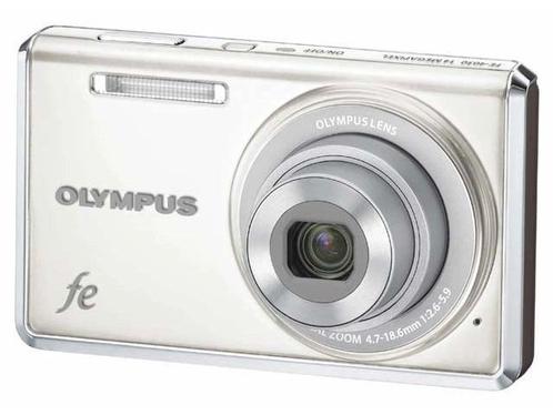 Olympus FE-4030 Digitale Compact Camera - Wit, Audio, Tv en Foto, Fotocamera's Digitaal, Zo goed als nieuw, Verzenden