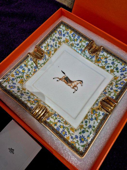 Hermès - Asbak - Porselein - Hermès lege zak, Antiek en Kunst, Antiek | Glas en Kristal