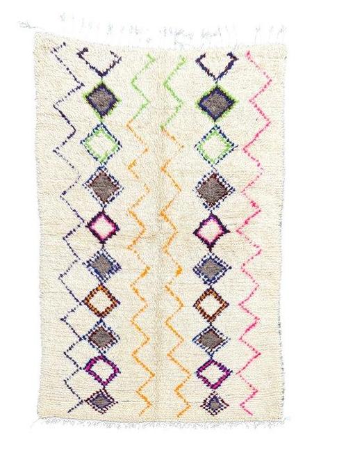 Nieuw Marokkaans Azilal Tapijt – 160 x 250 cm – Handgeweven, Huis en Inrichting, Stoffering | Tapijten en Kleden
