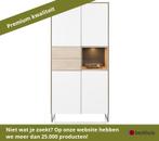XOOON Lindfield kledingkast met LED, 4 deuren materiaal, Ophalen of Verzenden, Nieuw, Overige materialen