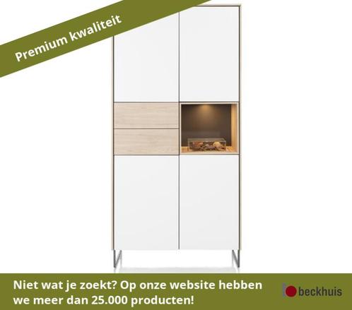 XOOON Lindfield kledingkast met LED, 4 deuren materiaal, Huis en Inrichting, Kasten | Dressoirs, Nieuw, Overige materialen, Ophalen of Verzenden