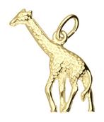 Gouden Giraf ketting hanger, Verzenden, Nieuw