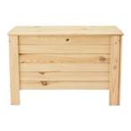 Grote houten kist met klep deksel, 80cm breed, inhoud 100L, Huis en Inrichting, Woonaccessoires | Kisten, Nieuw, 75 tot 100 cm