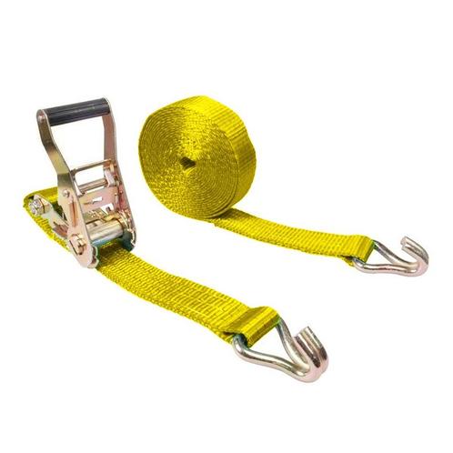 Spanband 35 mm 3 ton 9M Geel, Auto diversen, Aanhangwagen-onderdelen, Nieuw, Verzenden