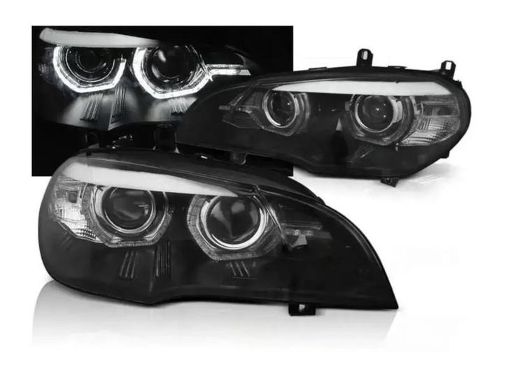 Xenon koplampen AngelEyes DRL Black geschikt voor BMW X5 E70, Auto-onderdelen, Verlichting, Nieuw, BMW, Verzenden
