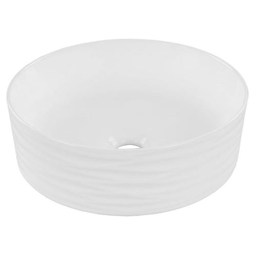 Waskom Differnz Wave Wit 37 x 12 cm, Doe-het-zelf en Verbouw, Sanitair, Overige typen, Nieuw, Ophalen of Verzenden