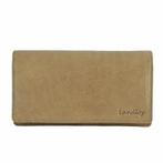 Landley Dames Harmonica Portemonnee Leer RFID Beige Zand, Sieraden, Tassen en Uiterlijk, Portemonnees, Verzenden, Nieuw, Overige merken