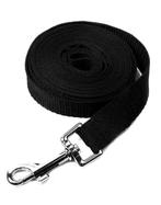 Honden looplijn Zwart 30 meter (Halsbanden set), Dieren en Toebehoren, Honden-accessoires, Ophalen of Verzenden, Nieuw