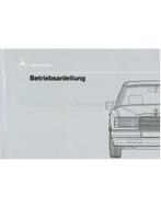 1990 MERCEDES BENZ E KLASSE INSTRUCTIEBOEKJE DUITS, Auto diversen, Handleidingen en Instructieboekjes