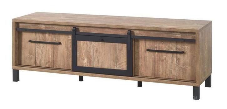 TV meubel Groot Alphen Oranje Teakhout - tv-meubels, Huis en Inrichting, Kasten | Buffetkasten, Nieuw, Overige materialen