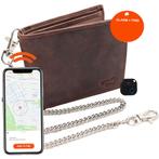 Uitgebreide portemonnee Heren met Tracker  - Portefeuille me, Sieraden, Tassen en Uiterlijk, Portemonnees, Ophalen of Verzenden