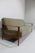 Vintage bank, slaapbank - Scandinavisch, jaren 60 | 01527, Huis en Inrichting, Gebruikt, Mid century, Driepersoons, Rechte bank