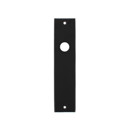 Intersteel Kortschild rechthoekig blind - mat zwart, Doe-het-zelf en Verbouw, Hang- en Sluitwerk, Nieuw, Verzenden