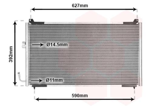 LUCHTCONDENSATOR VOOR PEUGEOT 406 8_ 1995-1999 6455Y1, Auto-onderdelen, Airco en Verwarming, Nieuw, Ophalen of Verzenden