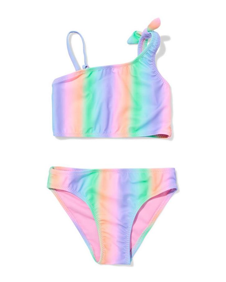 HEMA Kinderbikini regenboog multi, Kleding | Dames, Overige Dameskleding, Nieuw, Verzenden