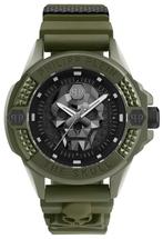 Philipp Plein PWUBA0423 The $kull Ecoceramic horloge, Sieraden, Tassen en Uiterlijk, Horloges | Heren, Nieuw, Overige merken, Kunststof