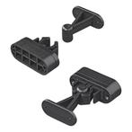 ProPlus Deurvanger met flexibele klem - zwart - 2-delig -..., Doe-het-zelf en Verbouw, Hang- en Sluitwerk, Ophalen of Verzenden