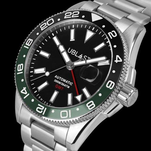 Ublast - Royal GMT Professional - UBRG44BGN - Automatic, Sieraden, Tassen en Uiterlijk, Horloges | Heren