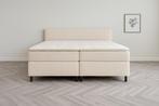 Opberg Boxspring - Eefje - Teddy - Beige - 160 x 220 cm, Huis en Inrichting, Slaapkamer | Boxsprings, Verzenden, Beige, Nieuw
